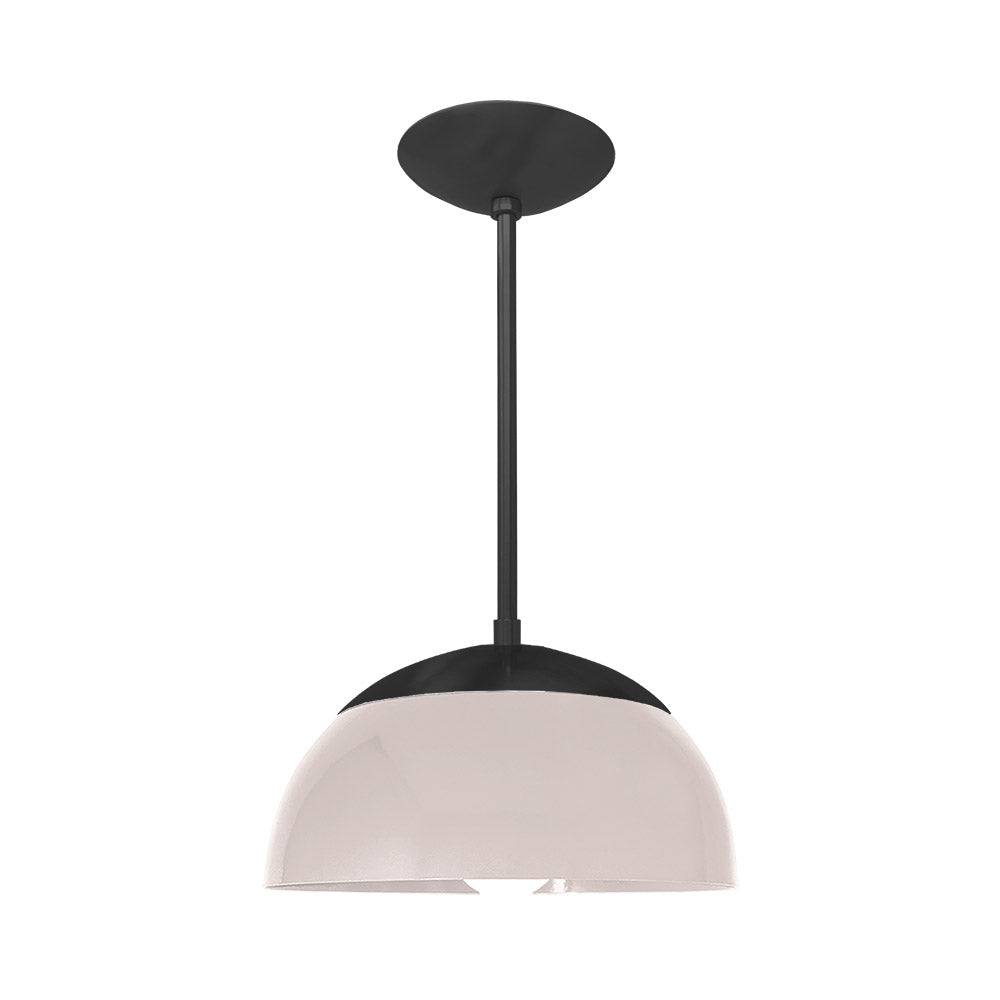 Black and barely color Cadbury pendant 12" Dutton Brown lighting