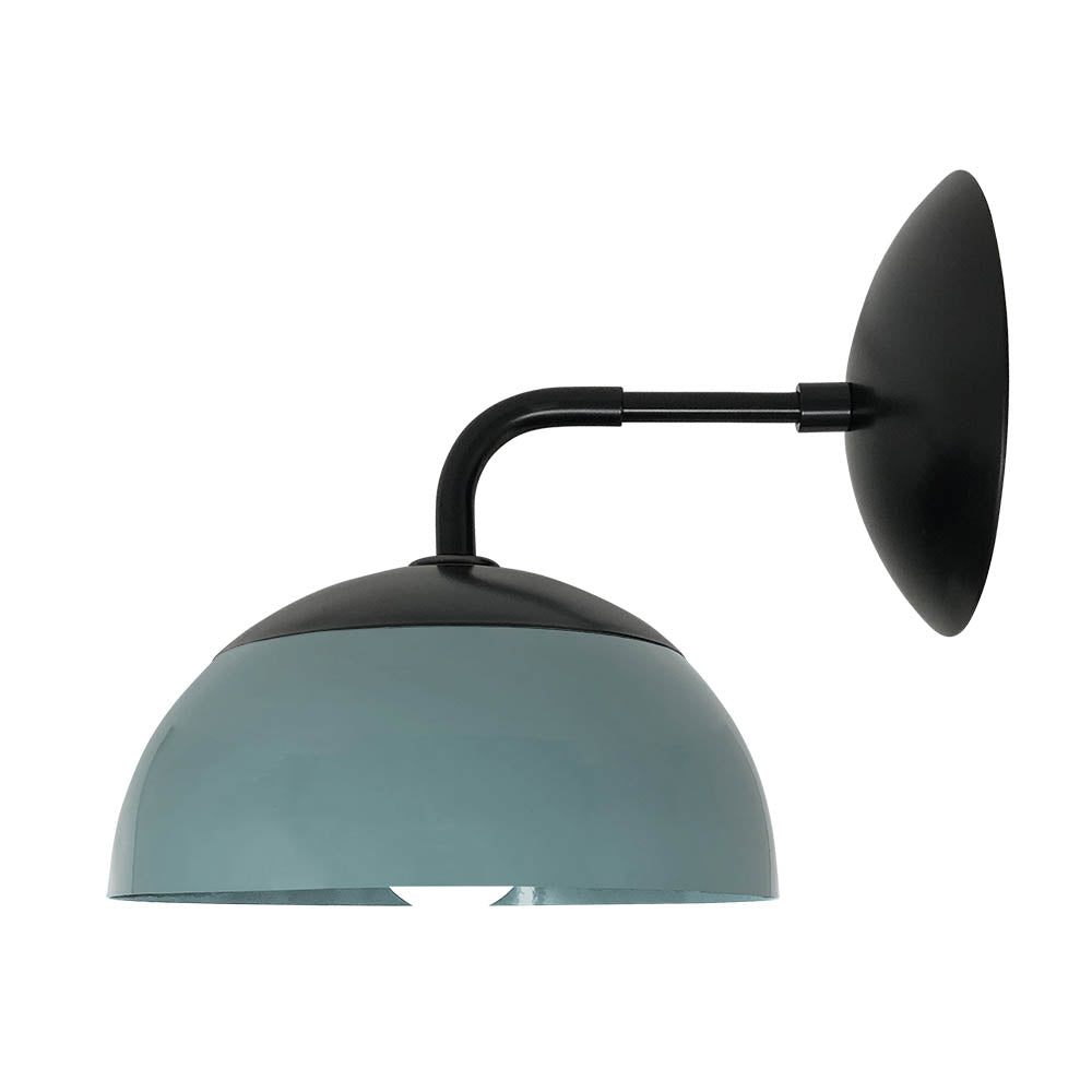 Black and lagoon color Cadbury sconce 8" Dutton Brown lighting