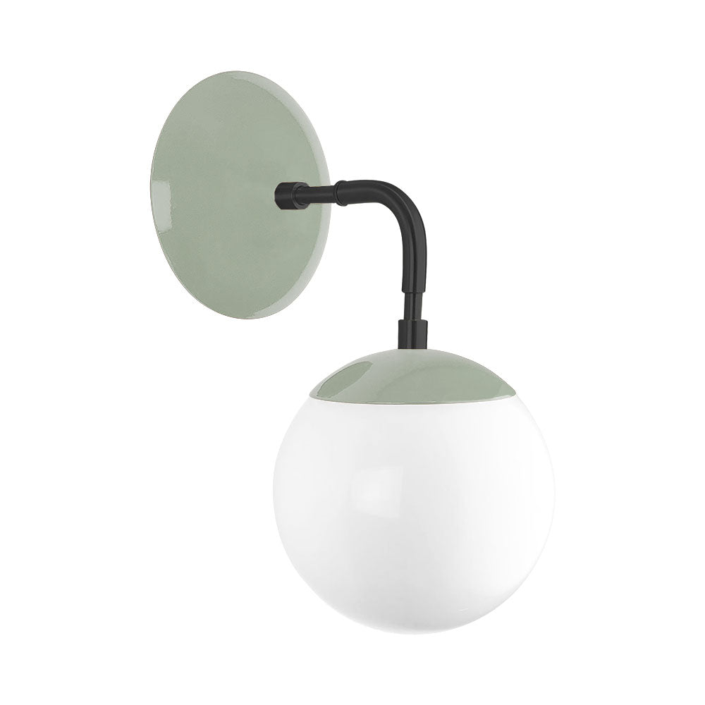 Black and spa color Cap sconce 6" Dutton Brown lighting