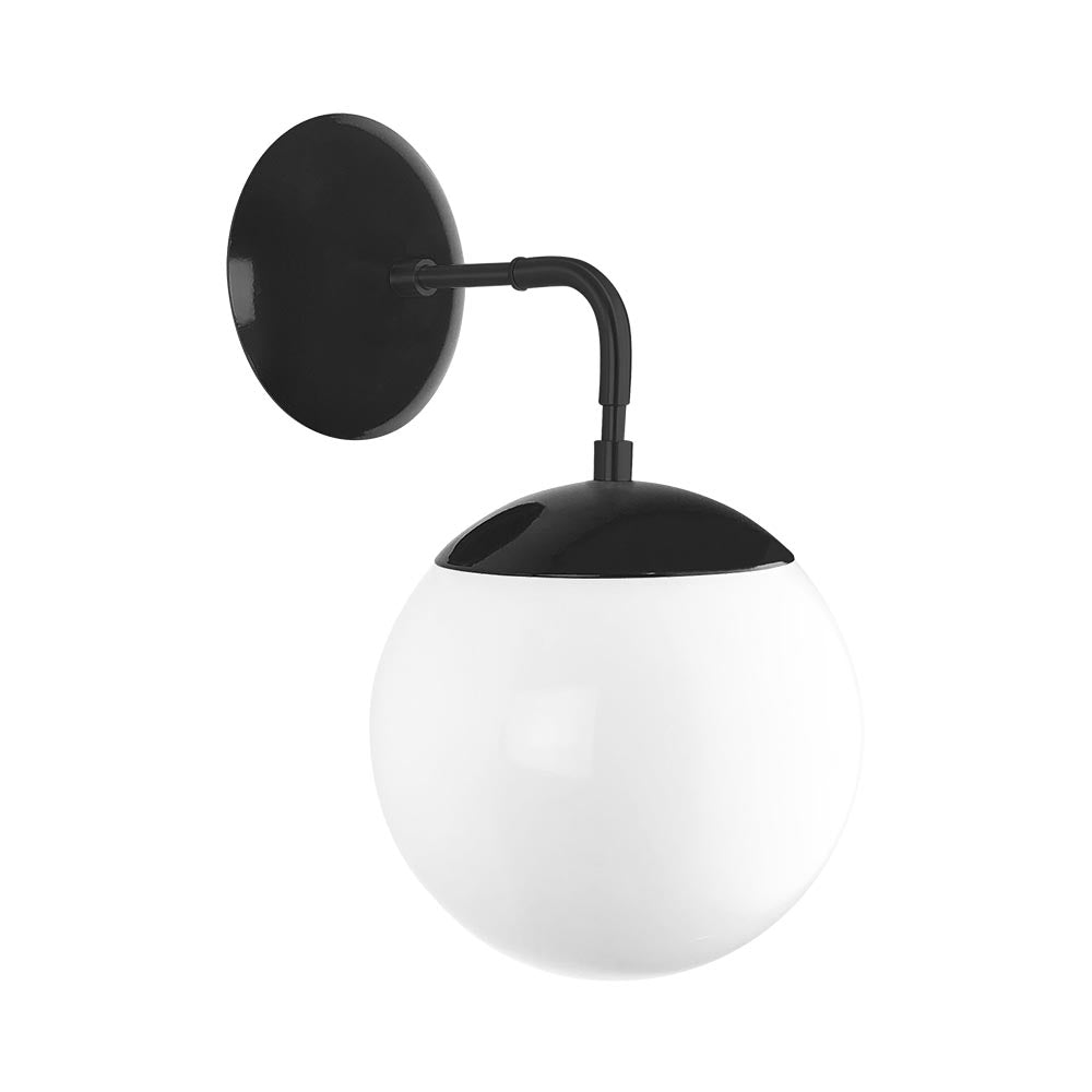 Black and black color Cap sconce 8" Dutton Brown lighting