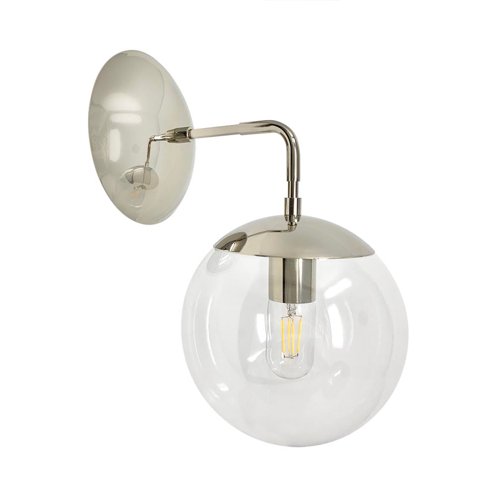 Nickel Cap sconce 8" Dutton Brown lighting