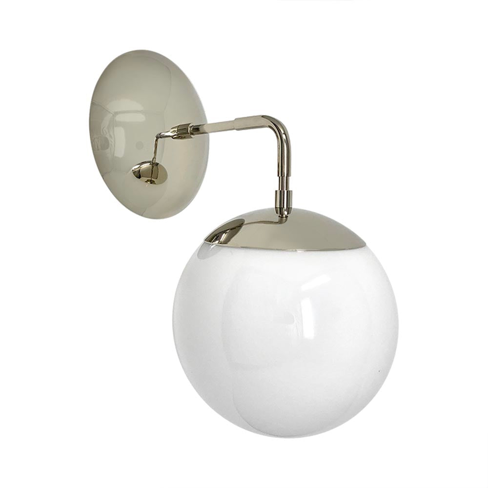 Nickel Cap sconce 8" Dutton Brown lighting