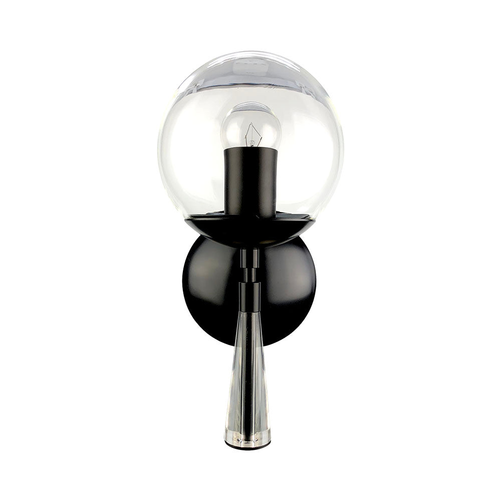 Black Carrera sconce by Dutton Brown