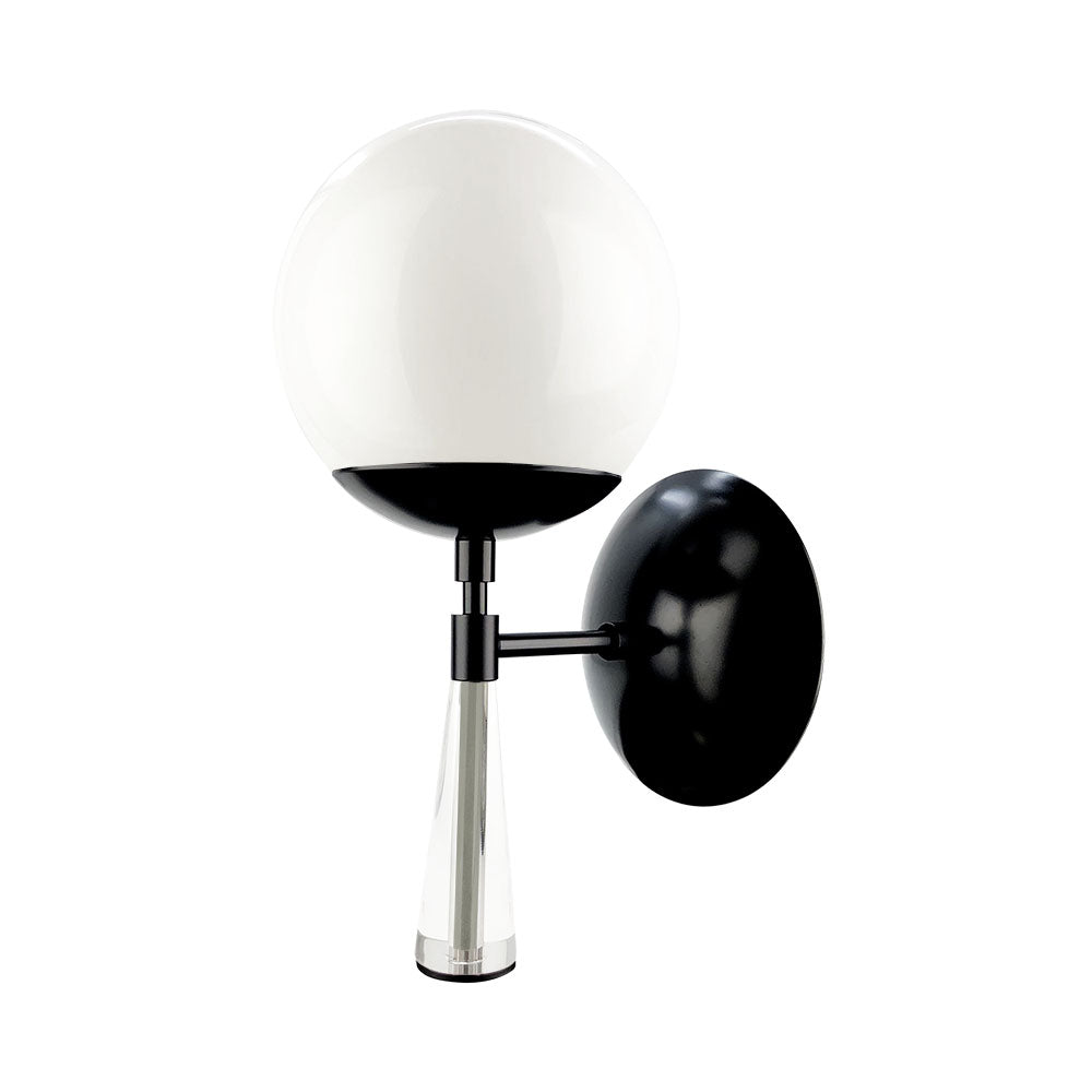Black and spa color Carrera sconce Dutton Brown lighting
