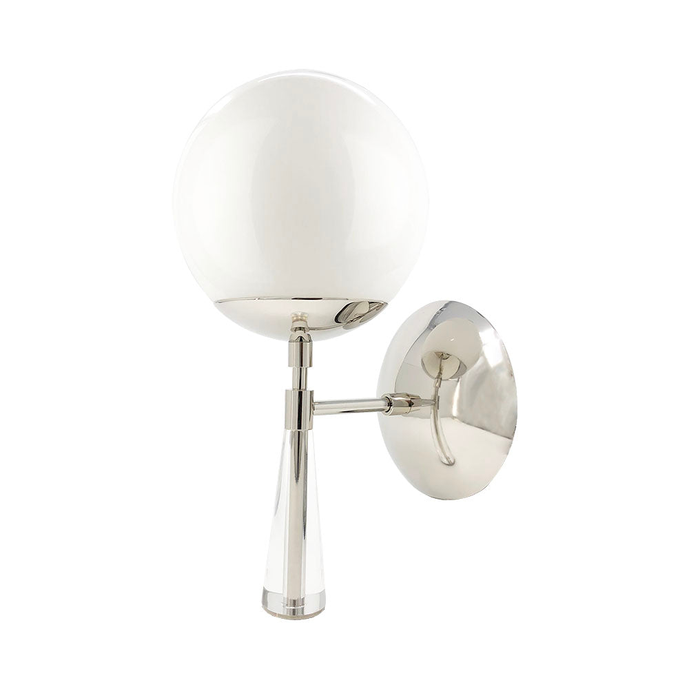 Nickel Carrera sconce by Dutton Brown