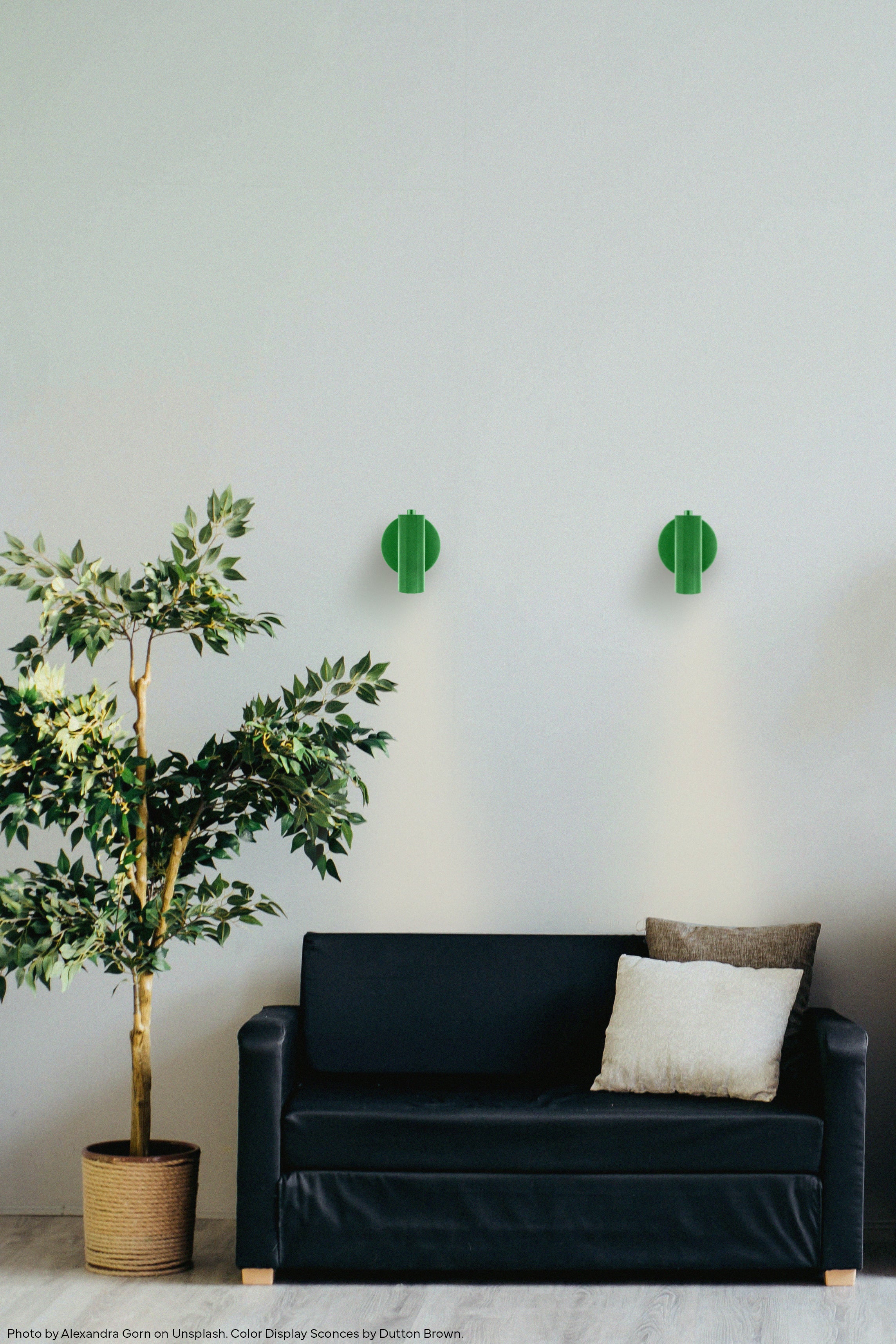 Python green color Display sconce by Dutton Brown. Photo by Alexandra Gorn on Unsplash. _hover