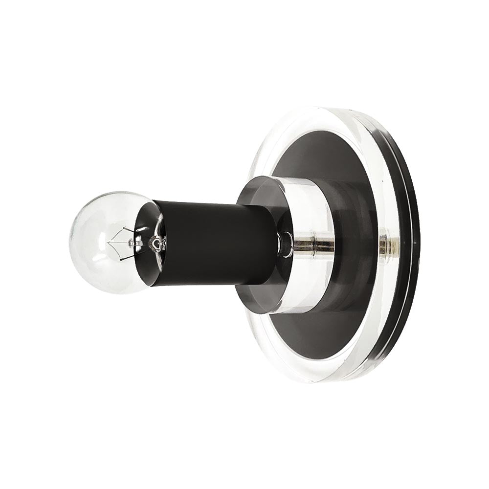 Black color Lepore sconce Dutton Brown lighting