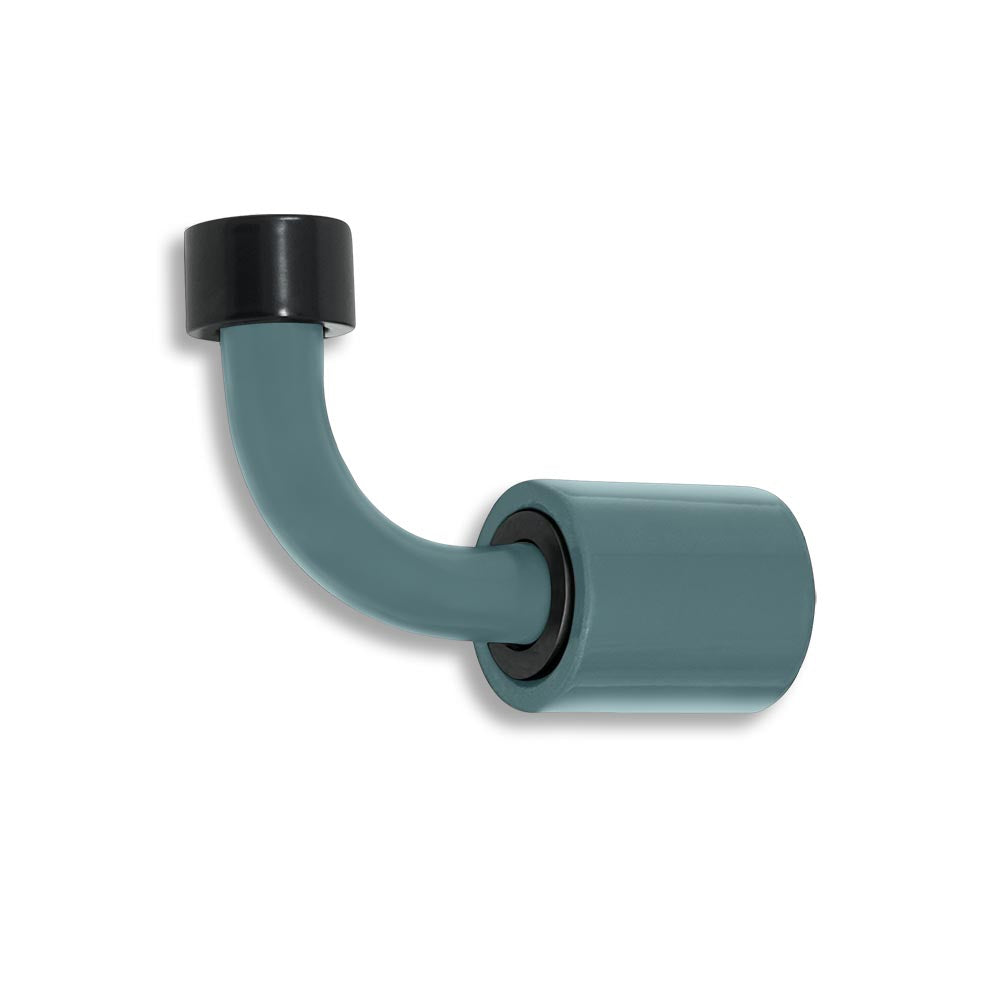 Black and lagoon color Throne hook Dutton Brown hardware