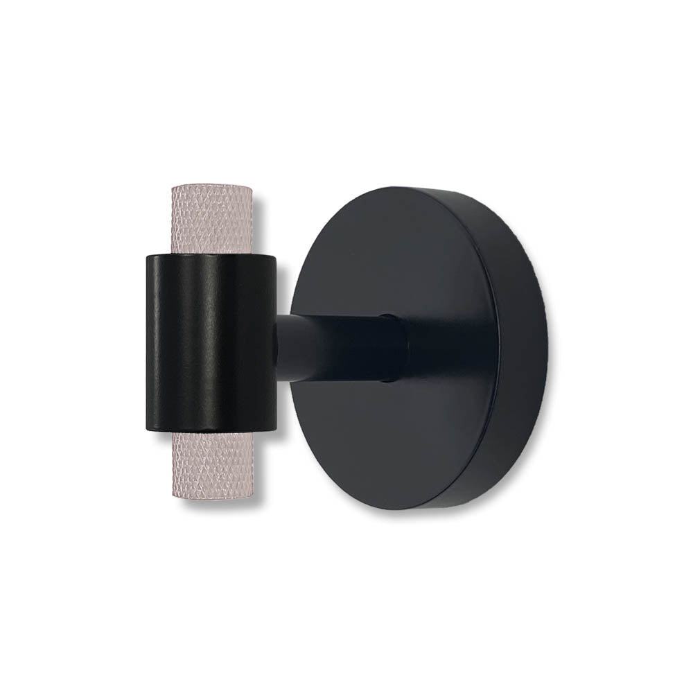 Black and barely color Tux hook Dutton Brown hardware