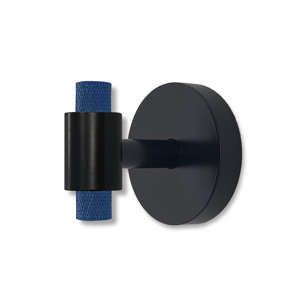 Black and cobalt color Tux hook Dutton Brown hardware