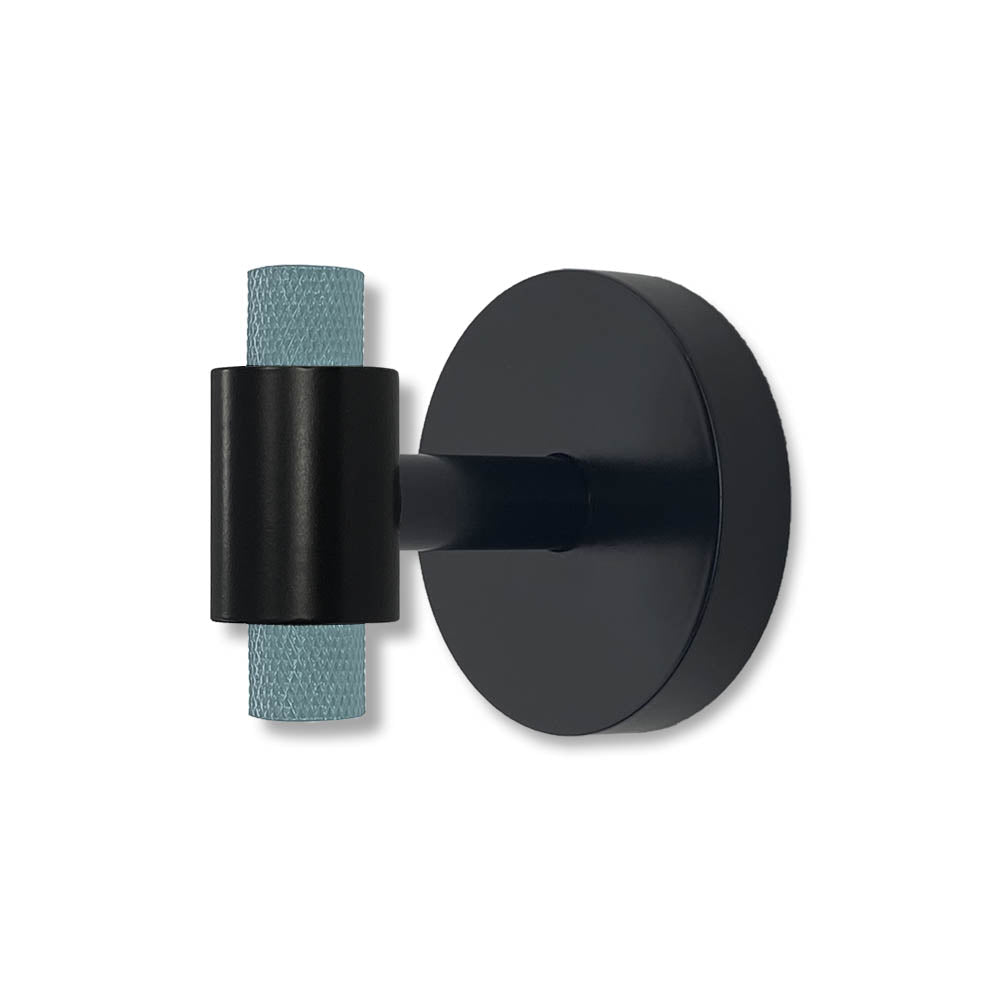 Black and lagoon color Tux hook Dutton Brown hardware
