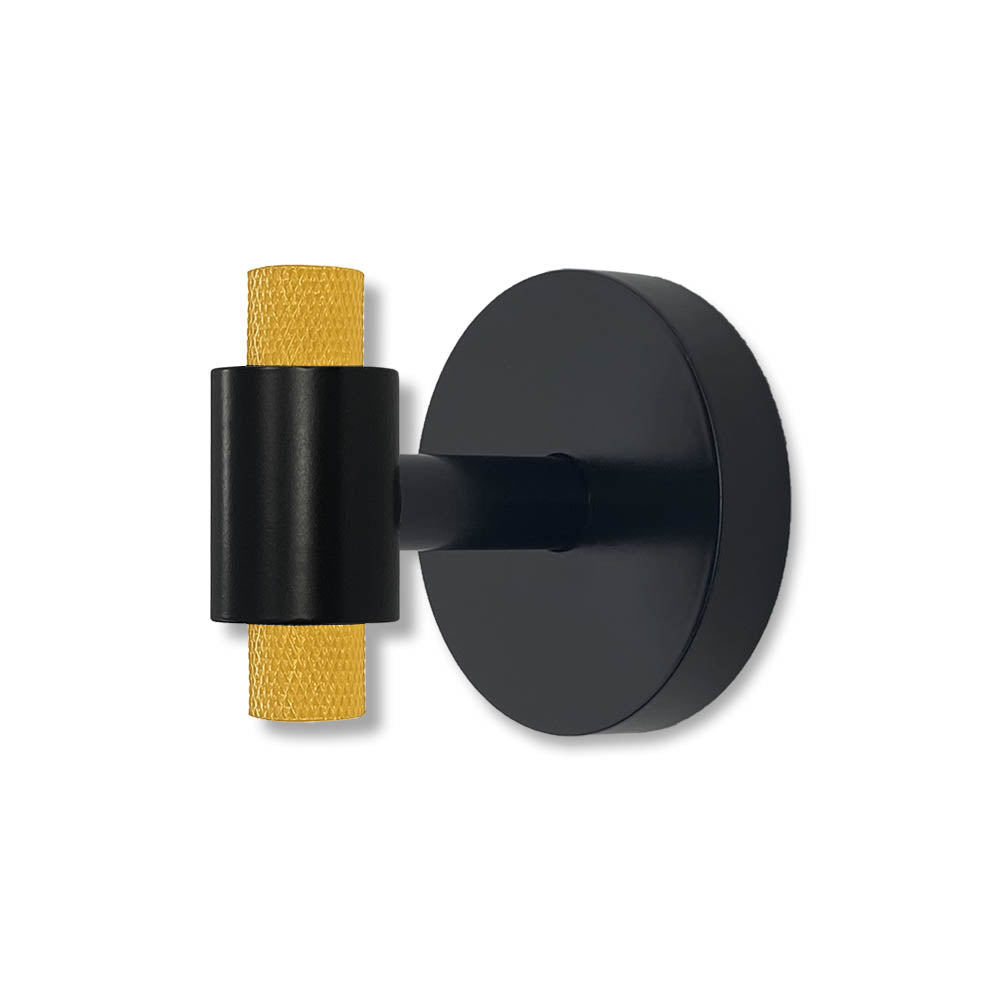 Black and ochre color Tux hook Dutton Brown hardware