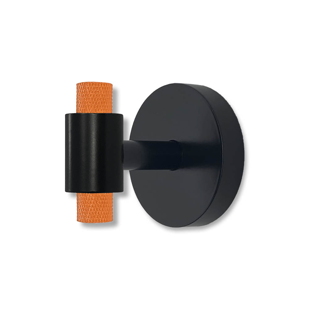 Black and orange color Tux hook Dutton Brown hardware