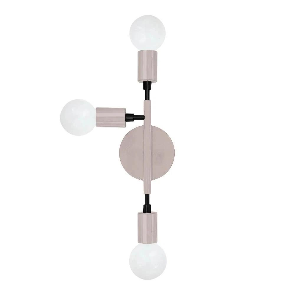 Black and barely color Elite sconce left Dutton Brown lighting