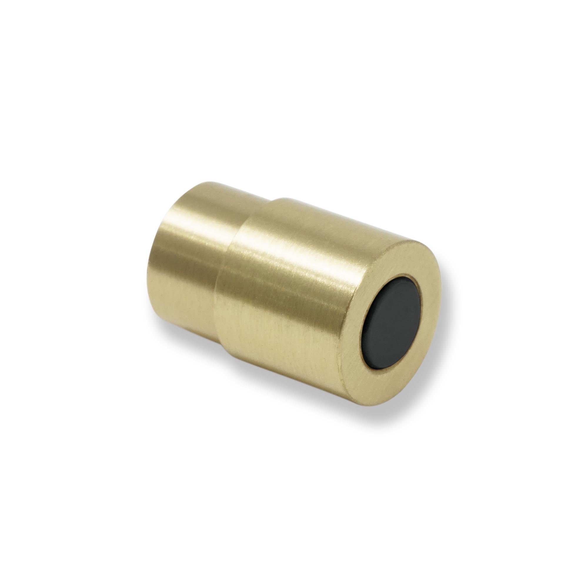 Brass and black color Head knob Dutton Brown hardware