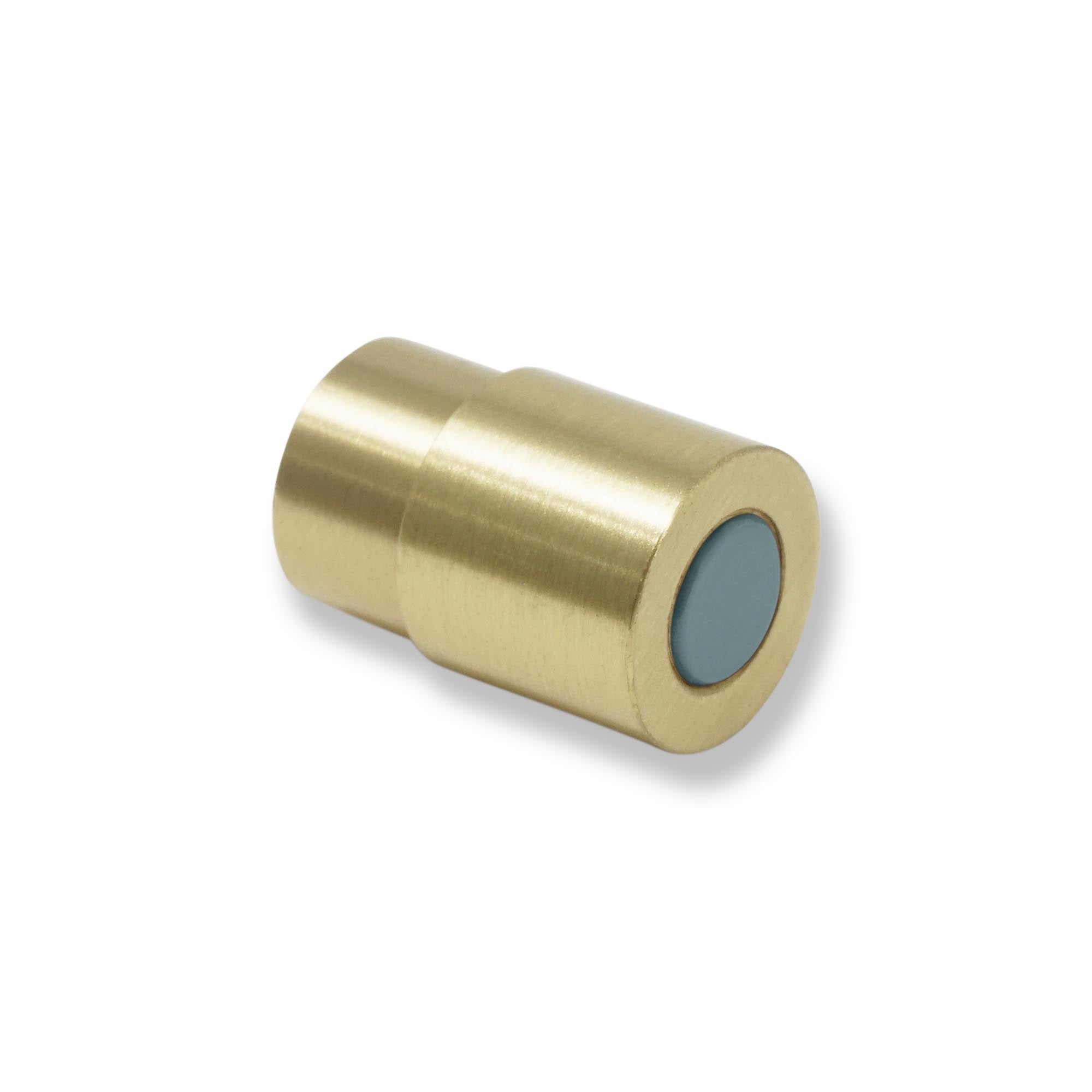Brass and lagoon color Head knob Dutton Brown hardware