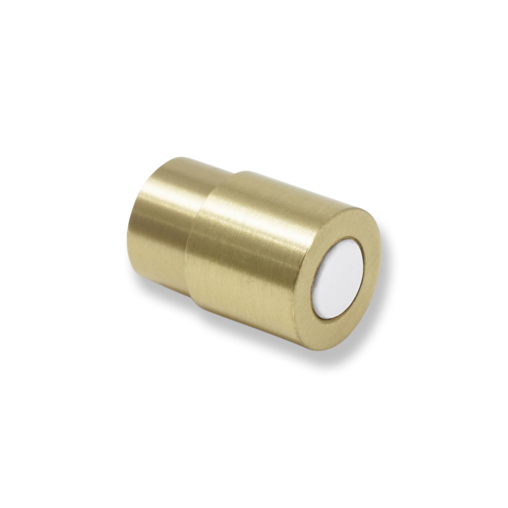 Brass and white color Head knob Dutton Brown hardware