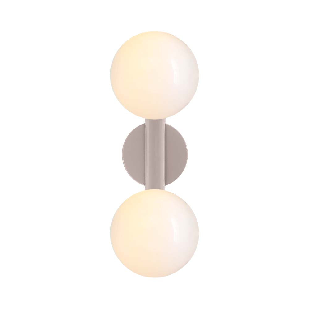 Barely color Icon 2 sconce Dutton Brown lighting