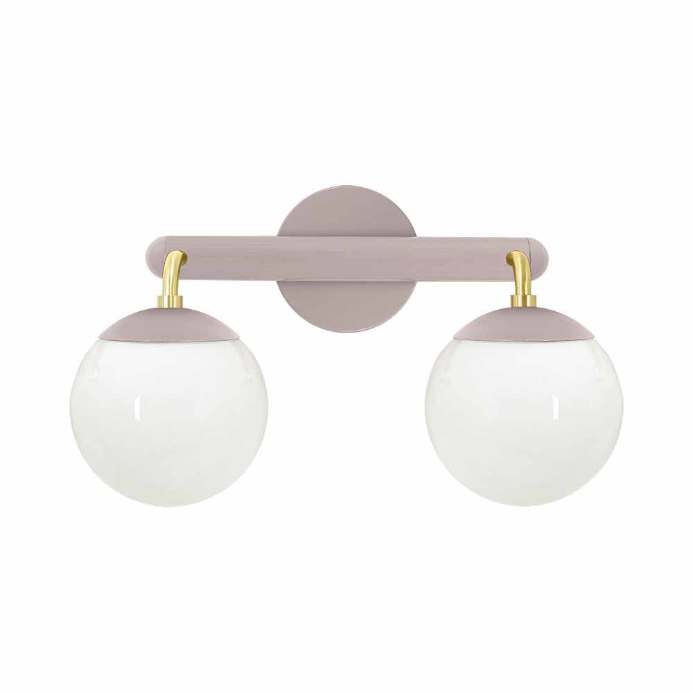 Brass and barely color Legend 2 sconce Dutton Brown lighting