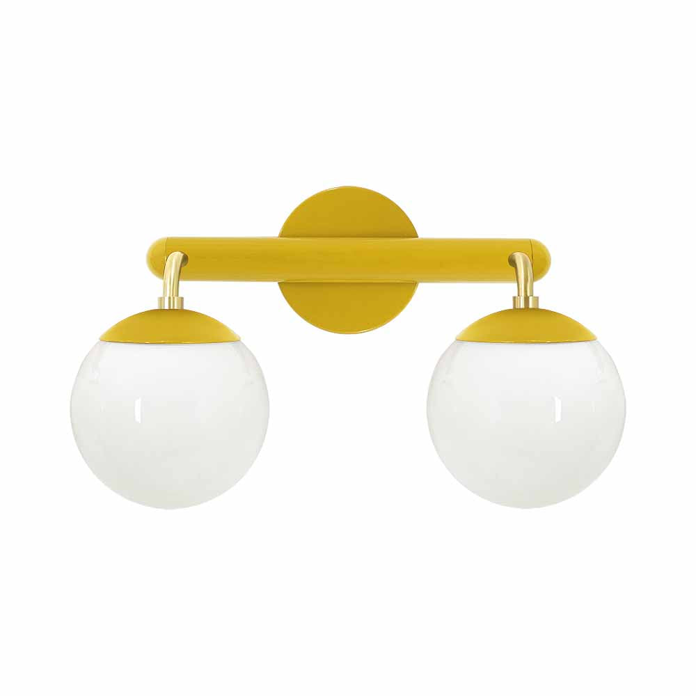 Brass and ochre color Legend 2 sconce Dutton Brown lighting