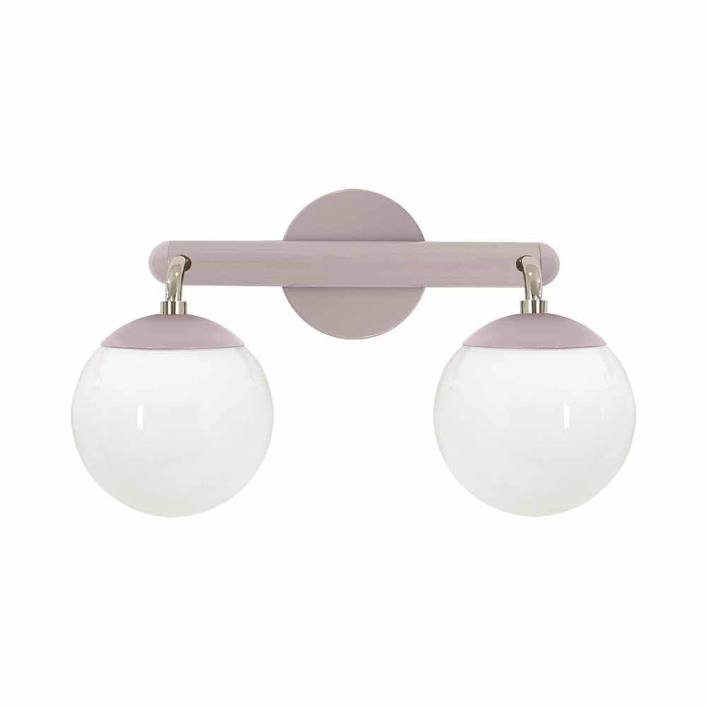 Nickel and barely color Legend 2 sconce Dutton Brown lighting