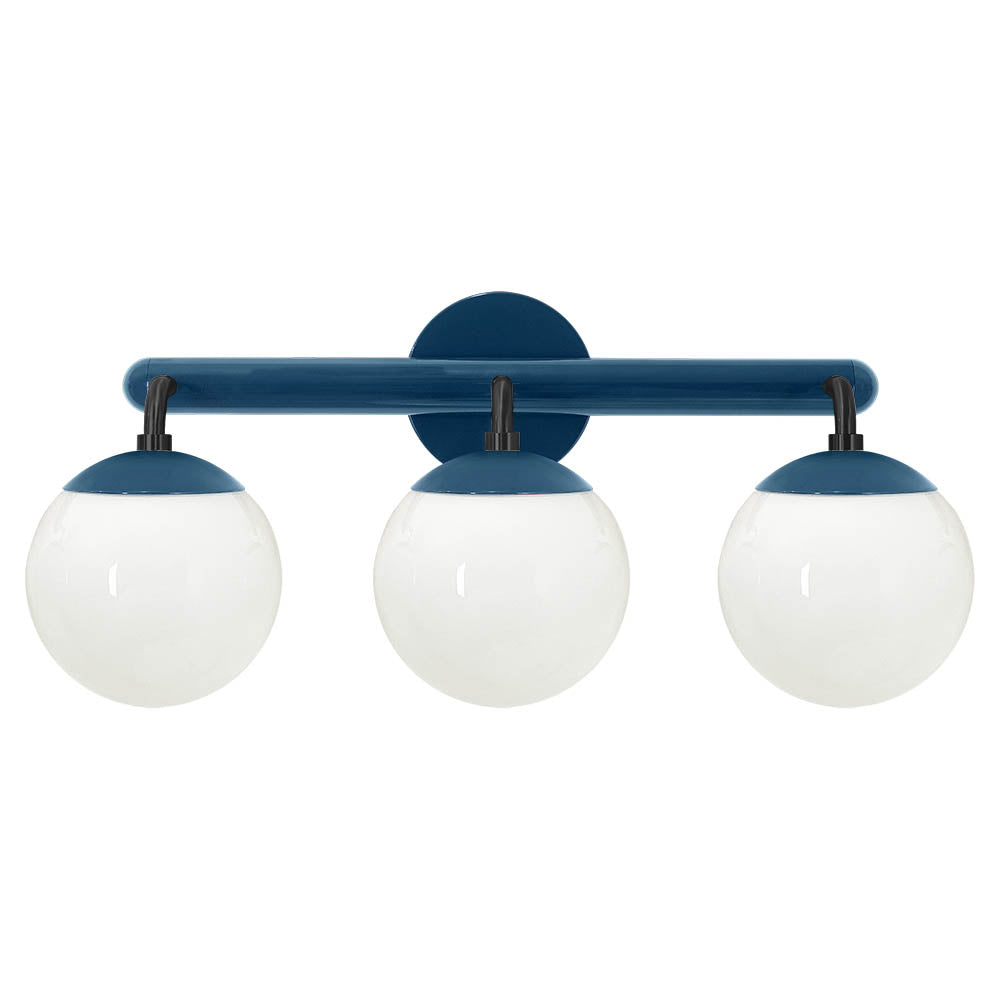 Black and slate blue color Legend 3 sconce Dutton Brown lighting