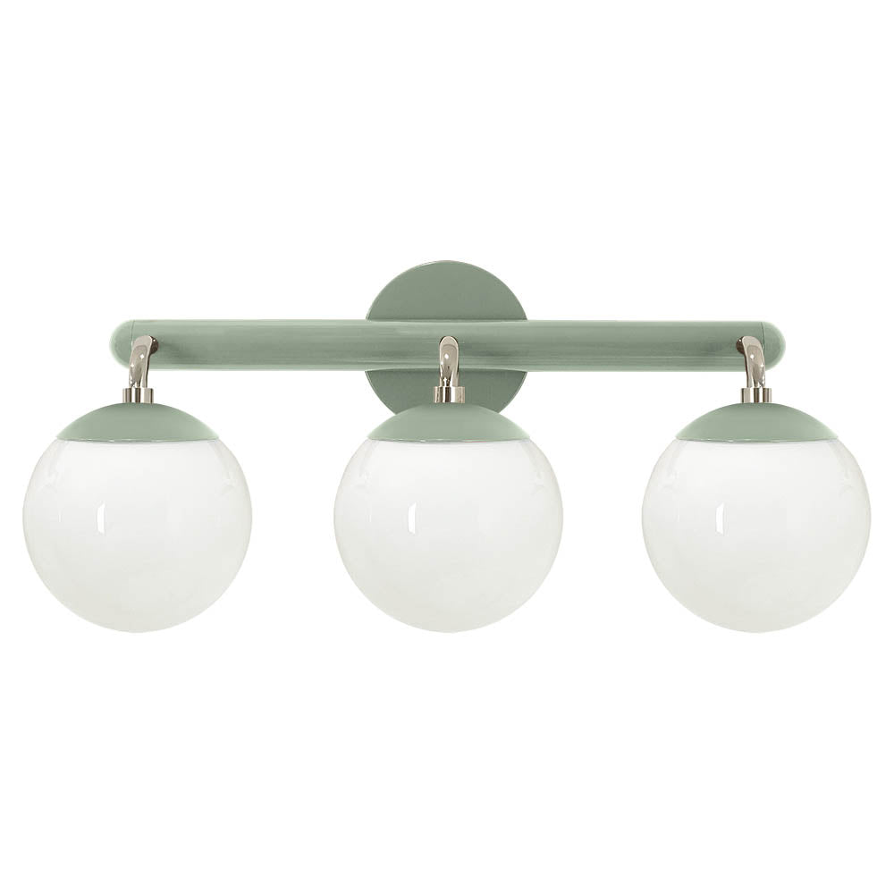 Nickel and spa color Legend 3 sconce Dutton Brown lighting