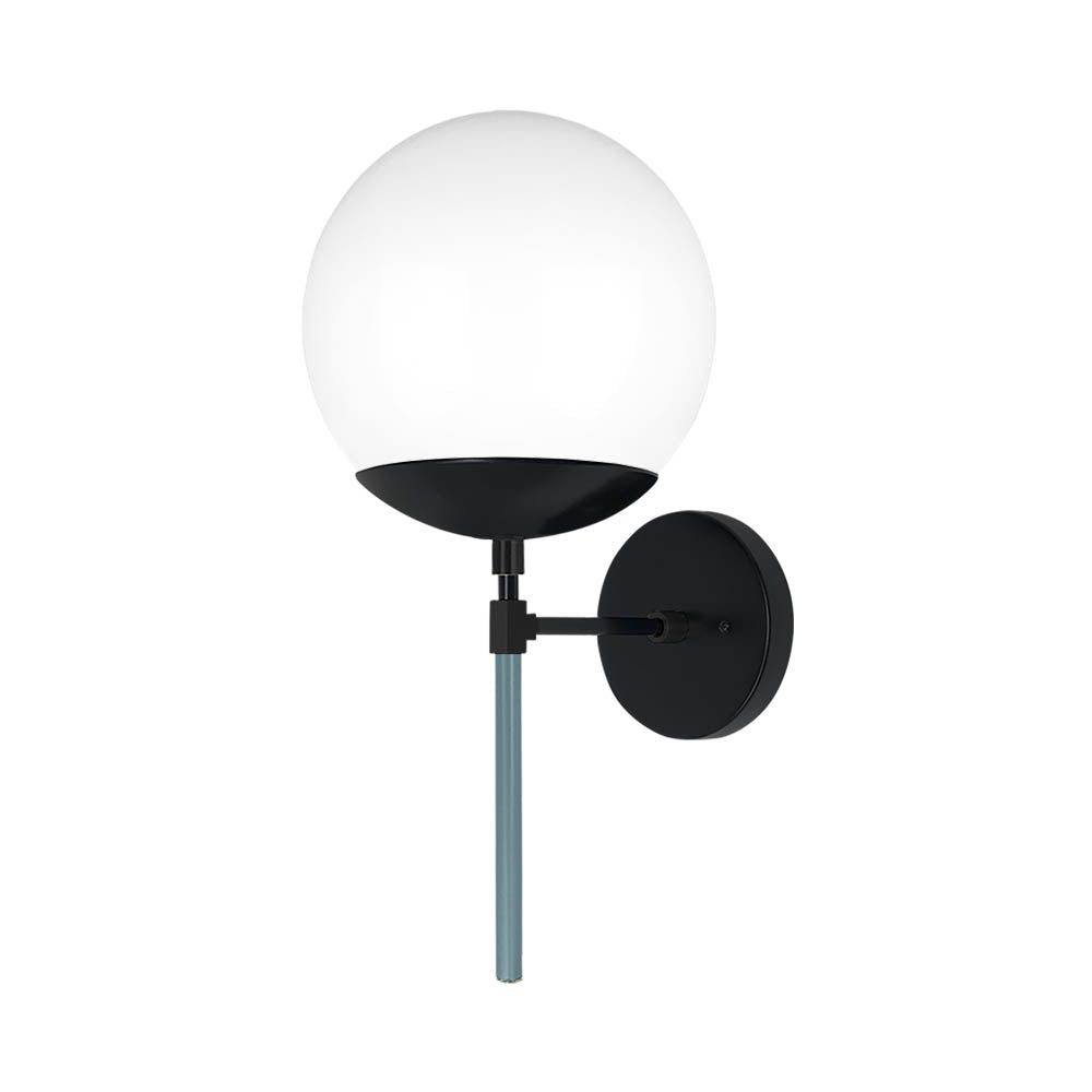 Black and lagoon color Lolli sconce 8" Dutton Brown lighting