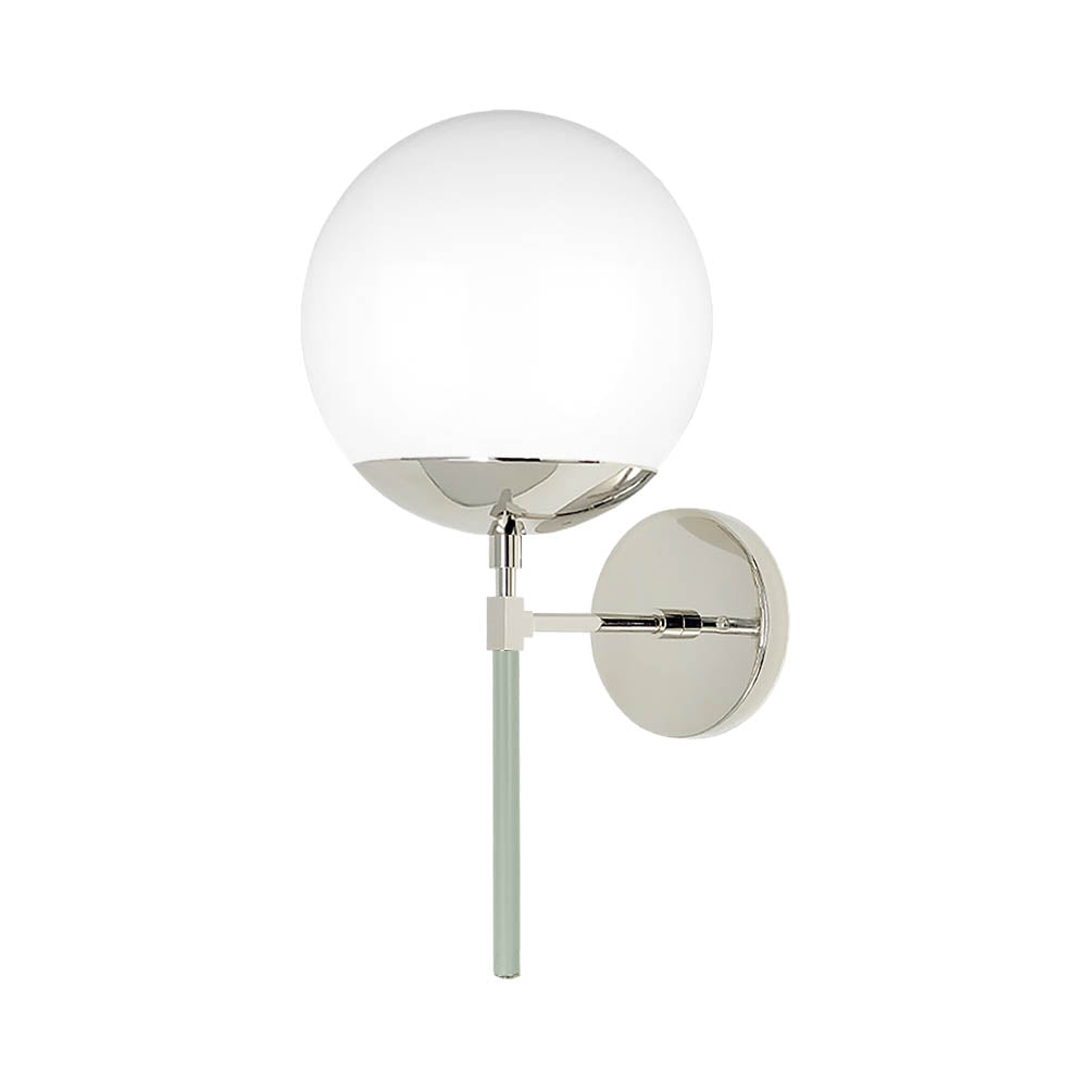 Nickel and spa color Lolli sconce 8" Dutton Brown lighting