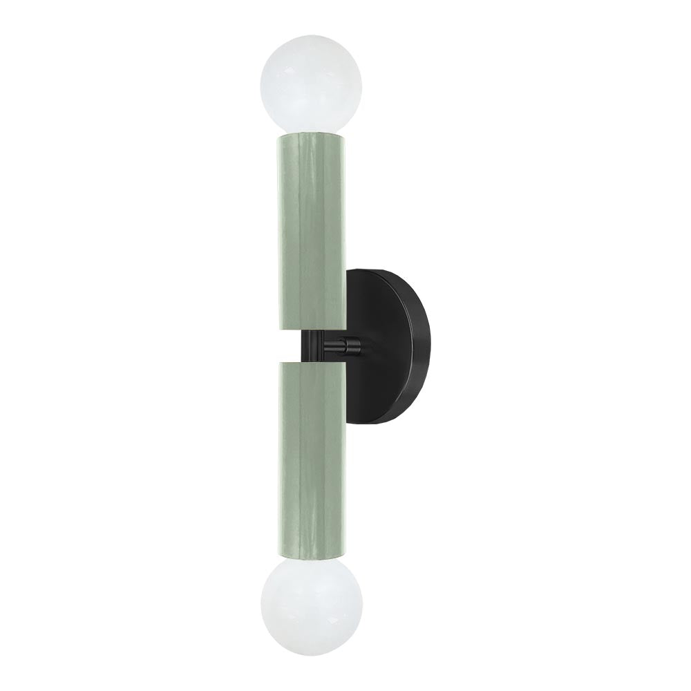 Black and spa color Monarch sconce Dutton Brown lighting