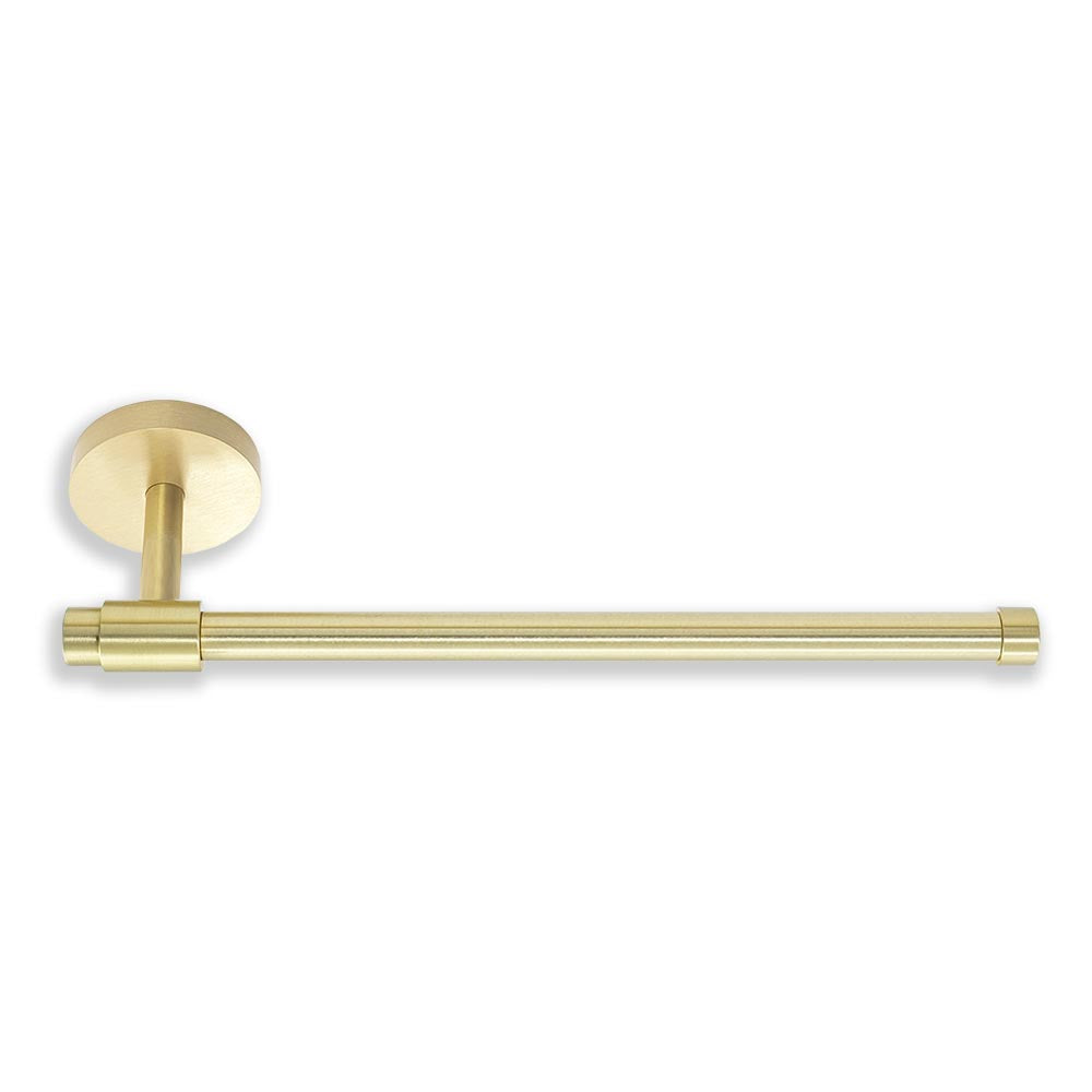Brass Persona hand towel bar Dutton Brown hardware