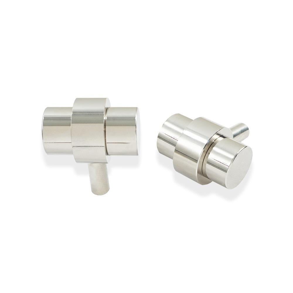 Nickel Persona knob Dutton Brown hardware
