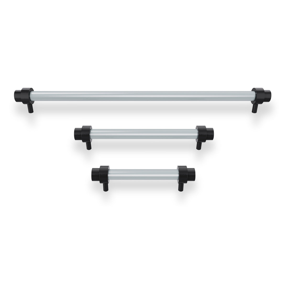 Black and chalk color Persona pull Dutton Brown hardware