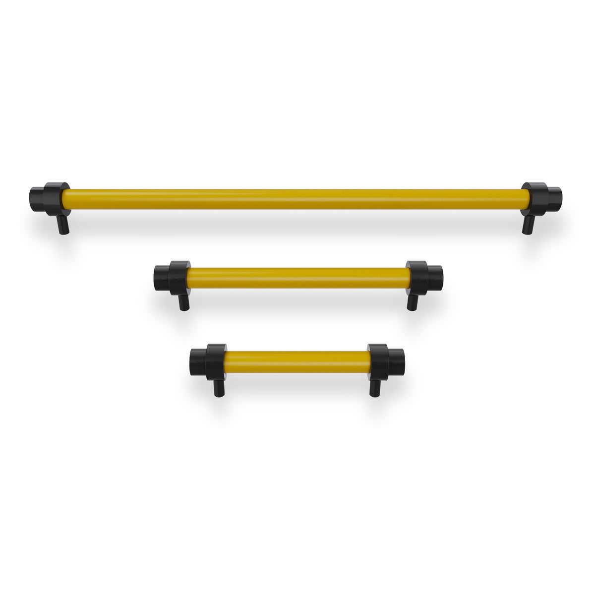 Black and ochre color Persona pull Dutton Brown hardware