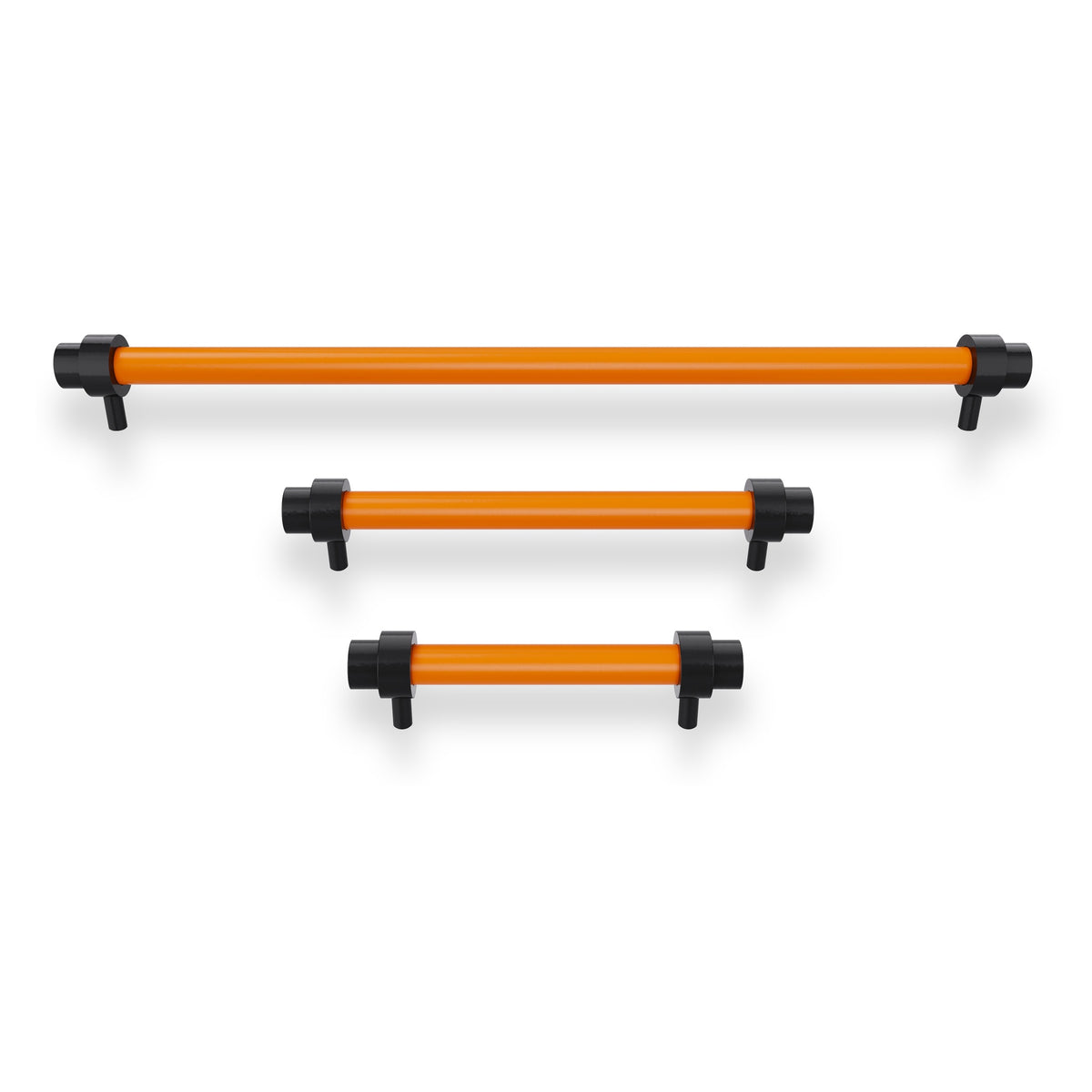 Black and orange color Persona pull Dutton Brown hardware