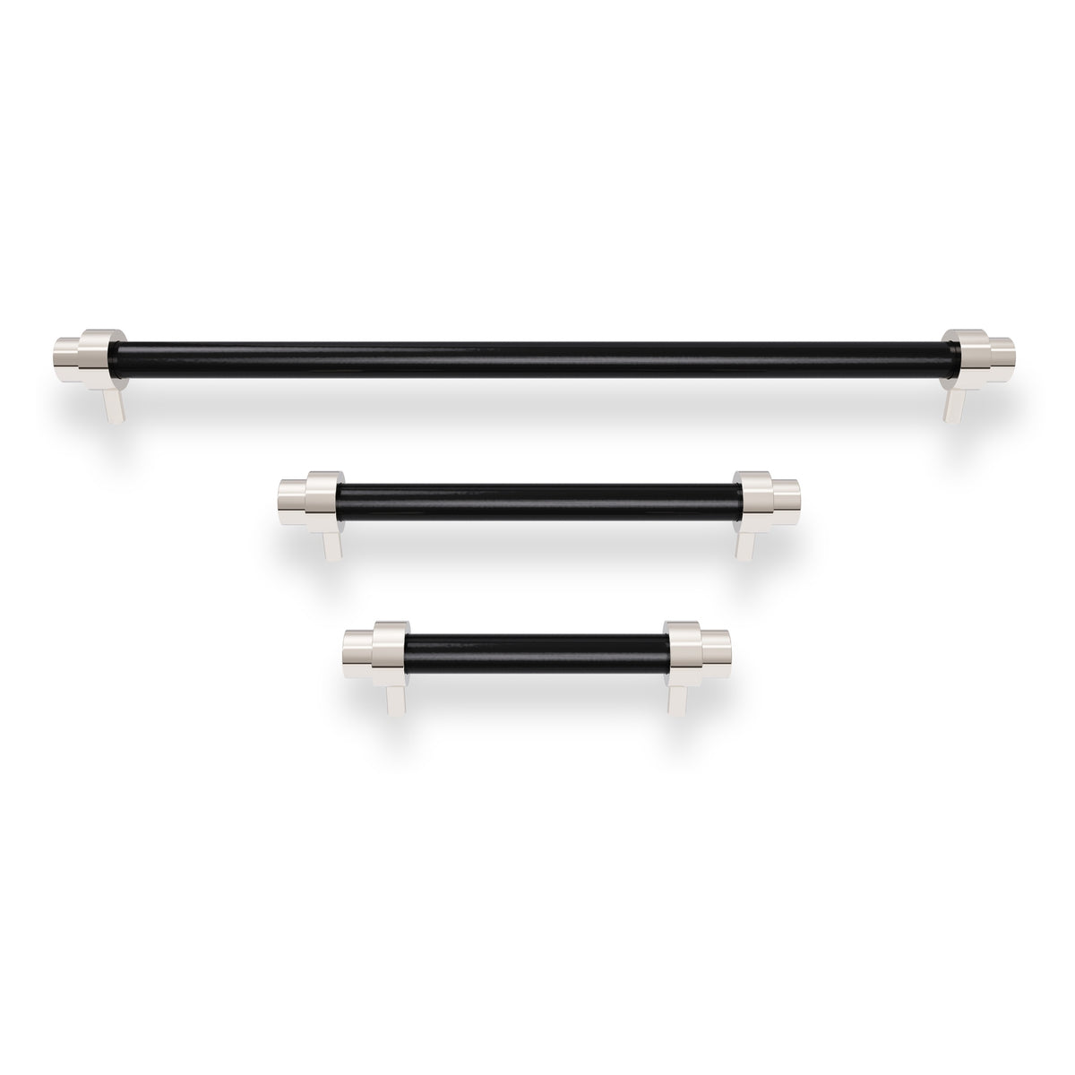 Nickel Persona Pull - Nickel Dutton Brown hardware