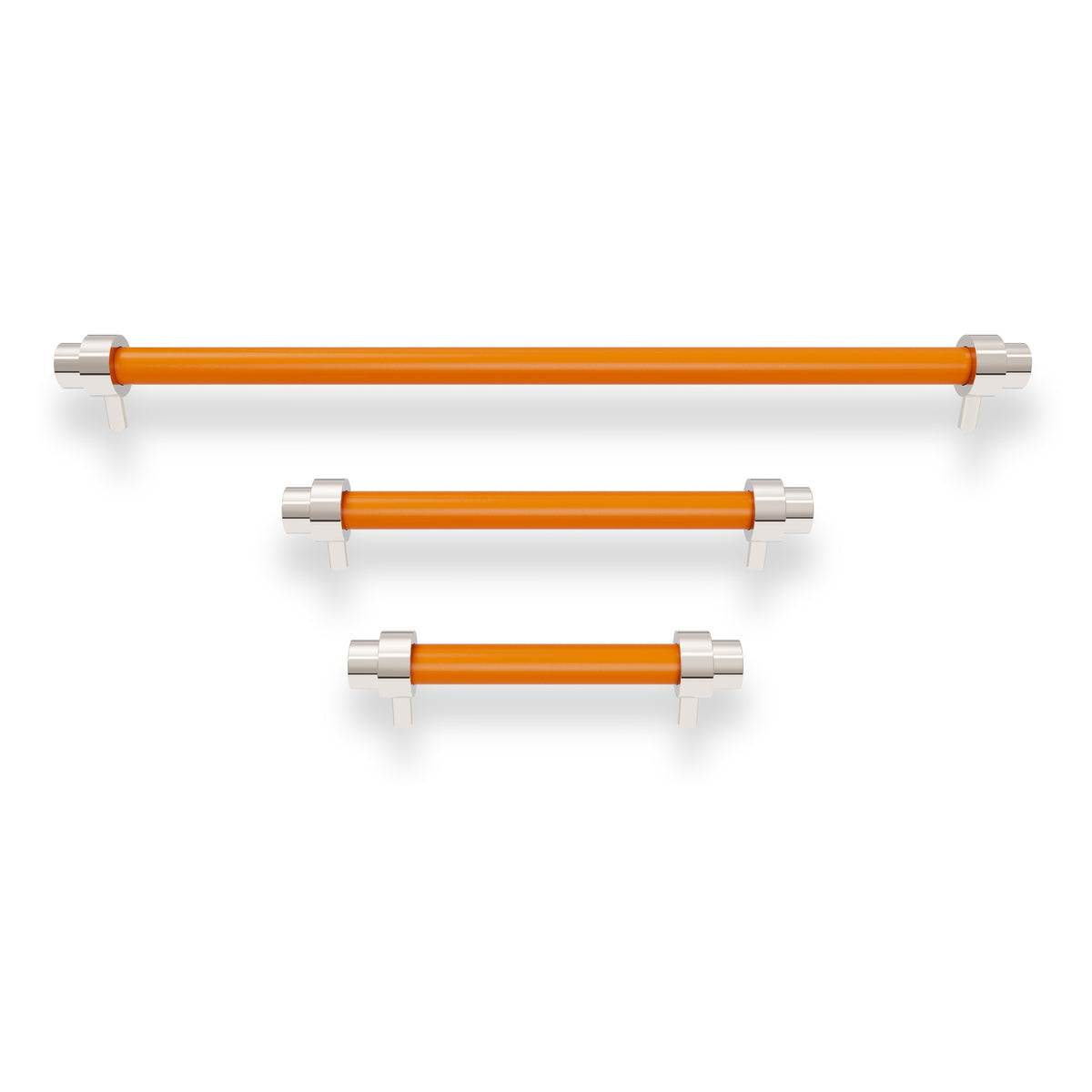 nickel and orange persona cabinet pull dutton brown hardware