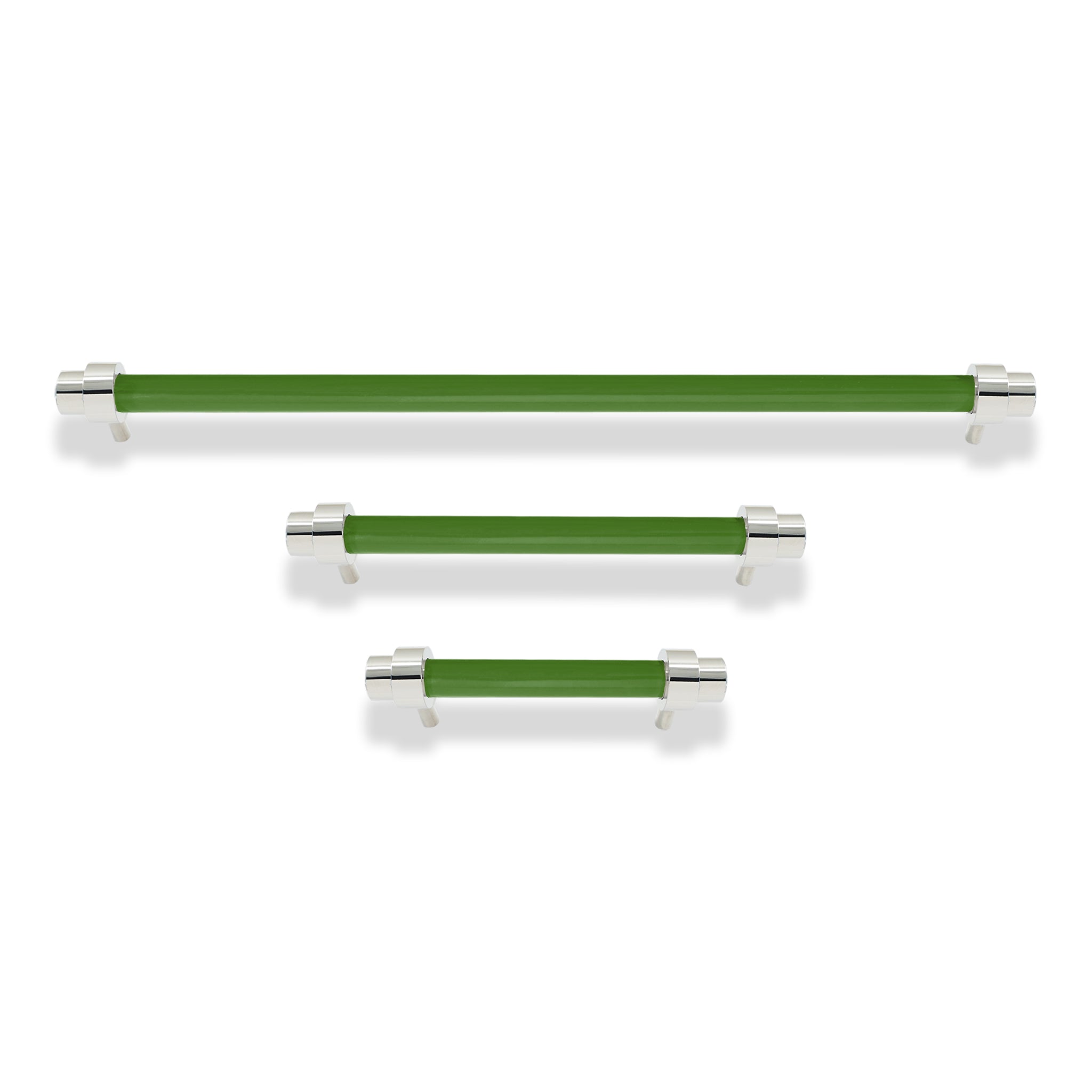 Python Green nickel color Persona Pull hardware Dutton Brown.
