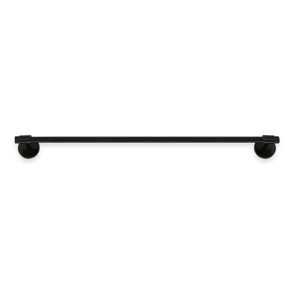 Black Persona towel bar 24" Dutton Brown hardware