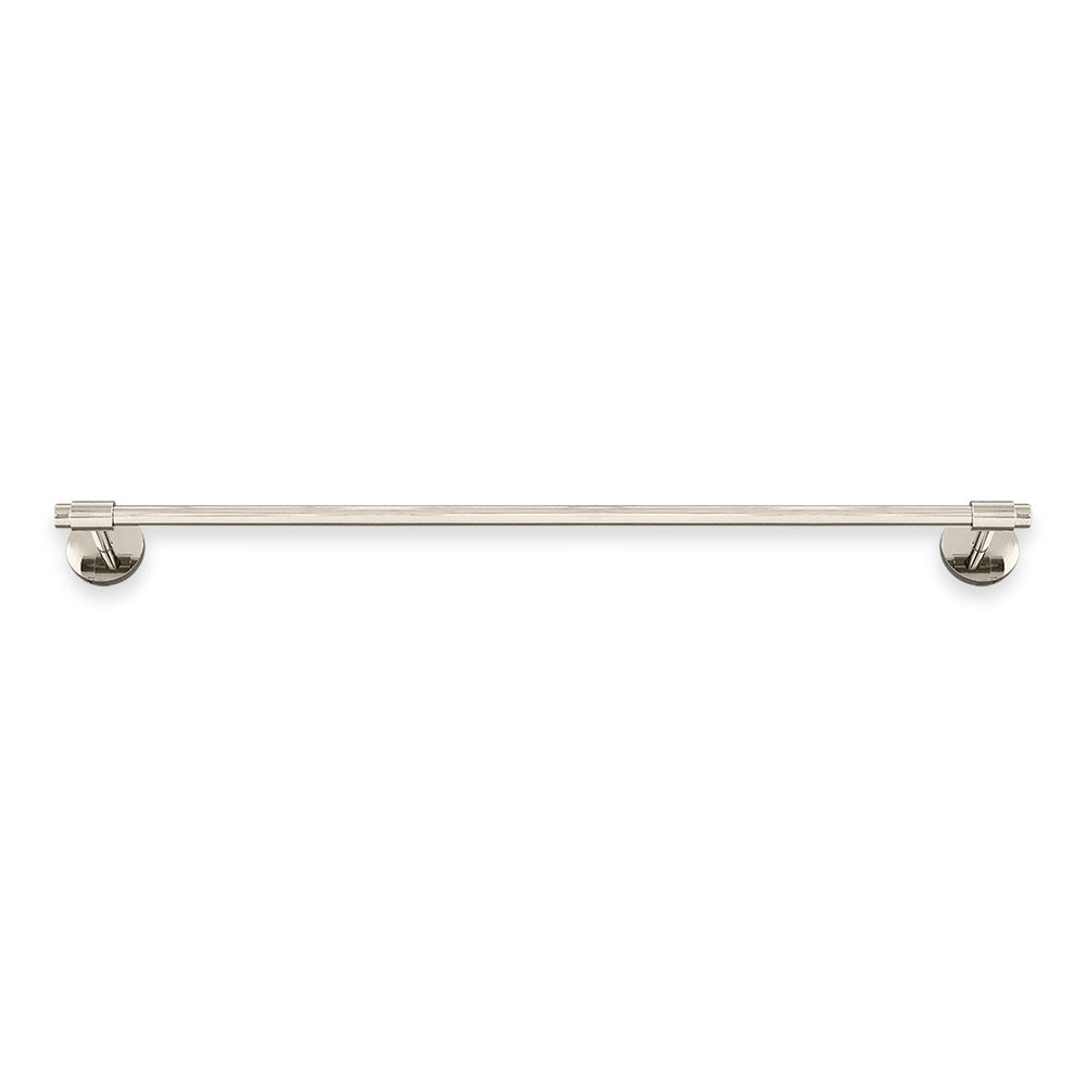 Nickel Persona towel bar 24" Dutton Brown hardware