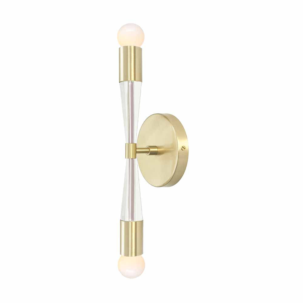 Brass and barely color Phoenix sconce Dutton Brown lighting