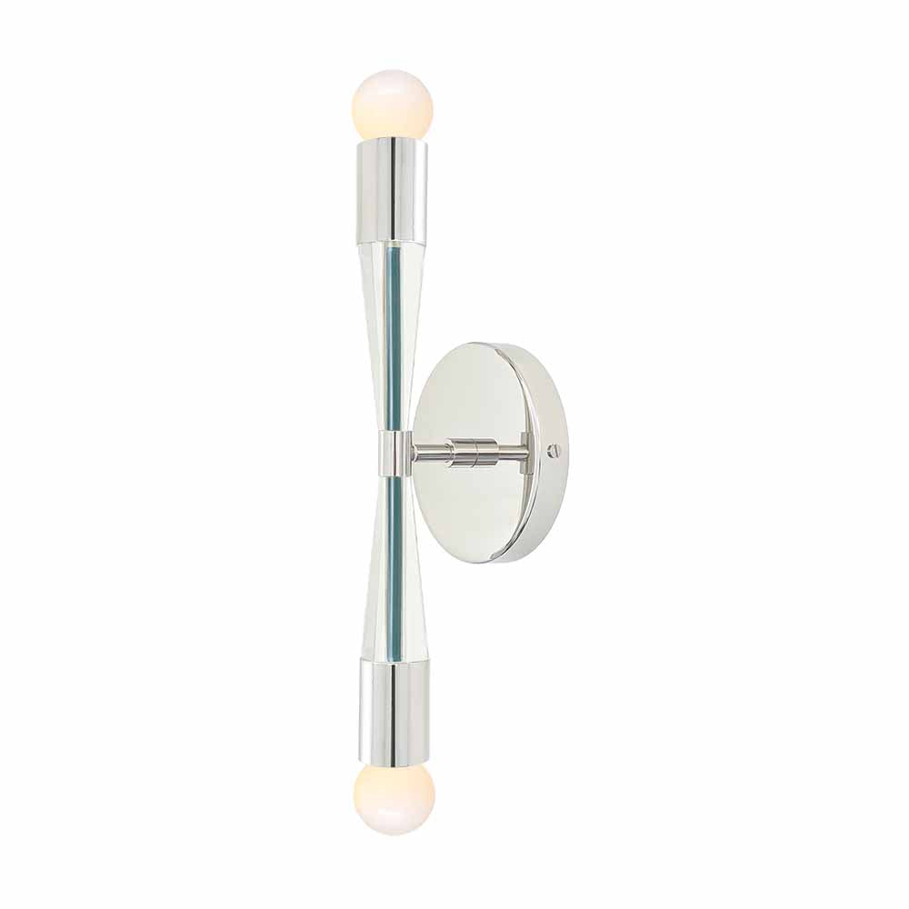 Nickel and python green color Phoenix sconce Dutton Brown lighting