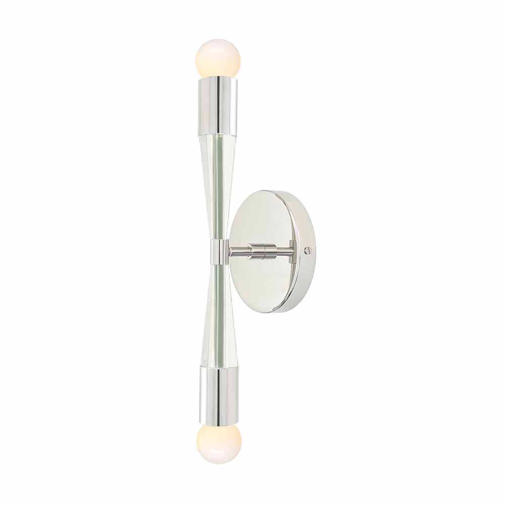 Nickel and spa color Phoenix sconce Dutton Brown lighting