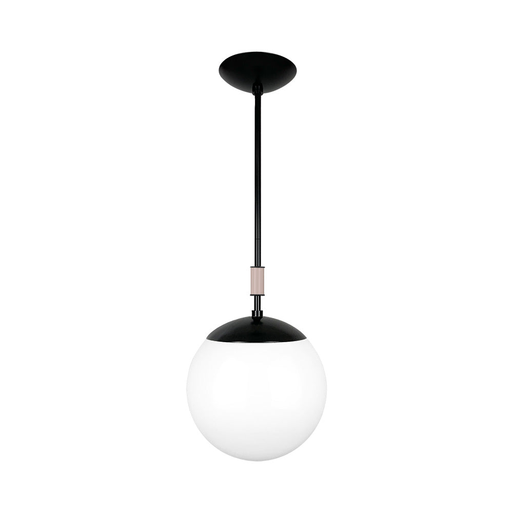 Black and barely color Pop pendant 10" Dutton Brown lighting