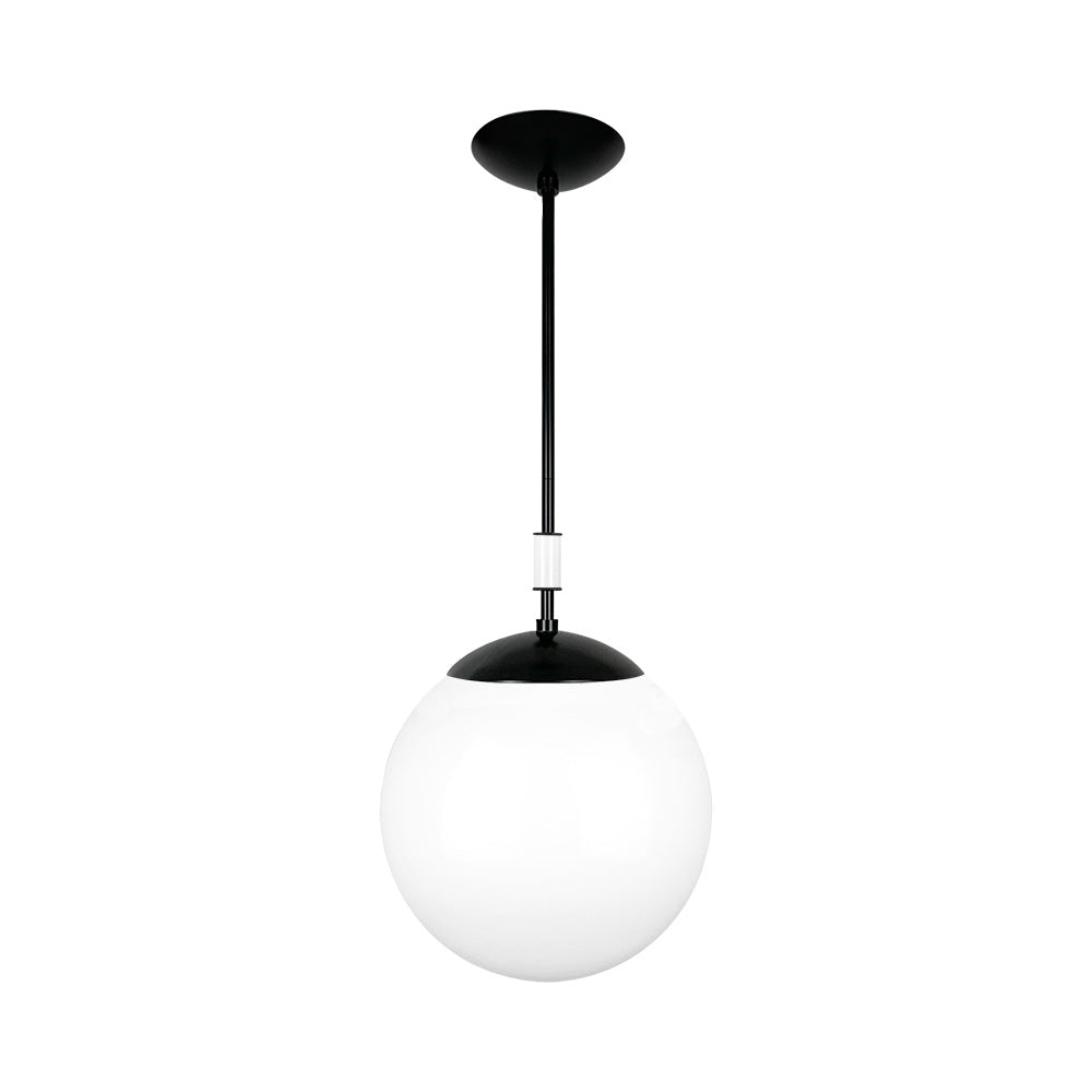 Black and white color Pop pendant 12" Dutton Brown lighting