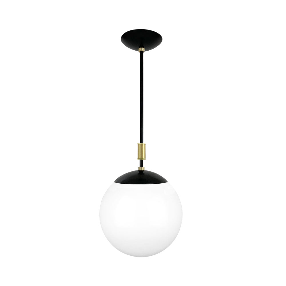 Black and brass Pop pendant 12" Dutton Brown lighting