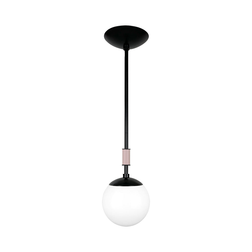 Black and barely color Pop pendant 6" Dutton Brown lighting