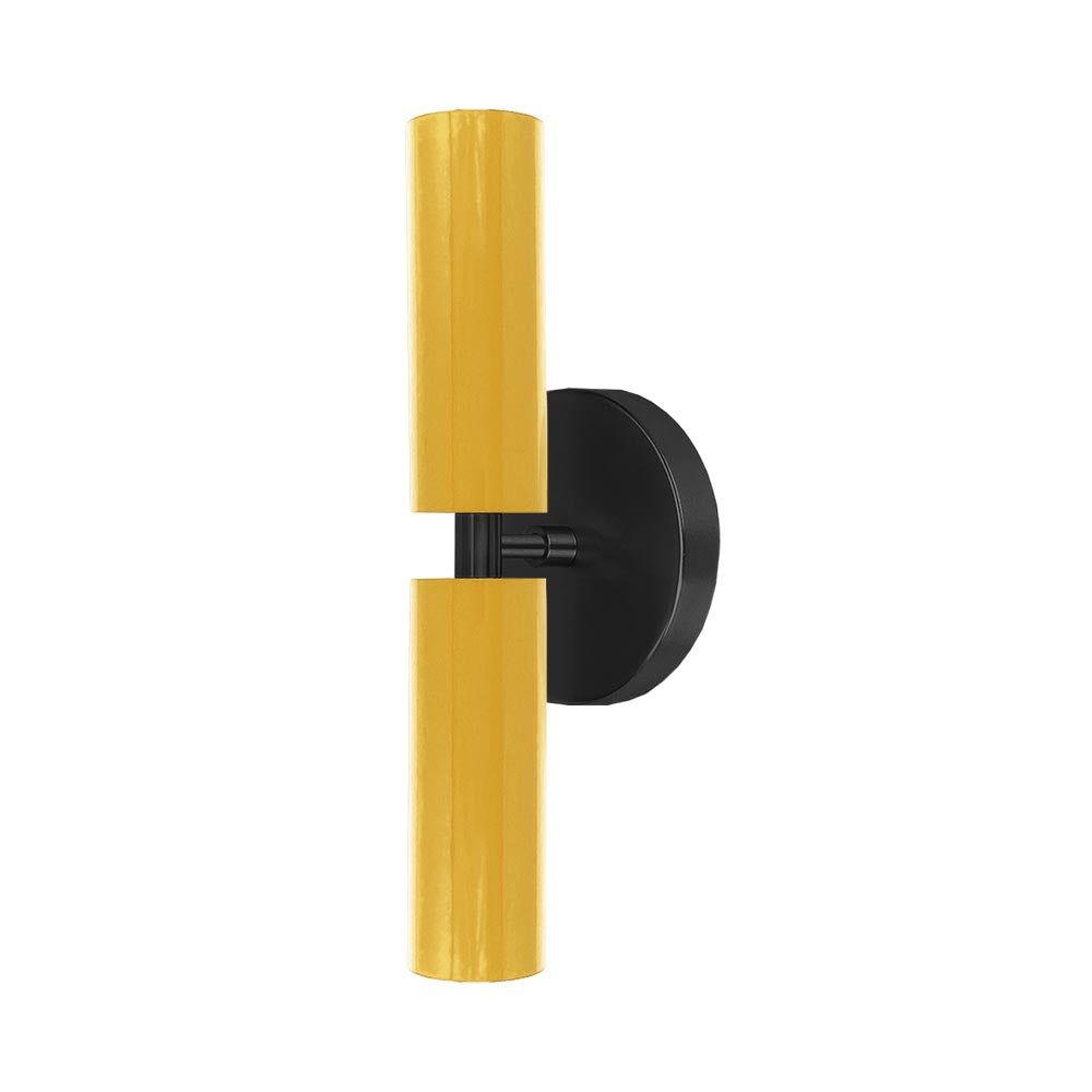 Black and ochre color Ruler sconce Dutton Brown lighting