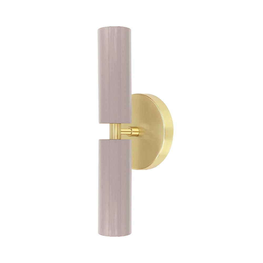 Brass and barely color Ruler sconce Dutton Brown lighting