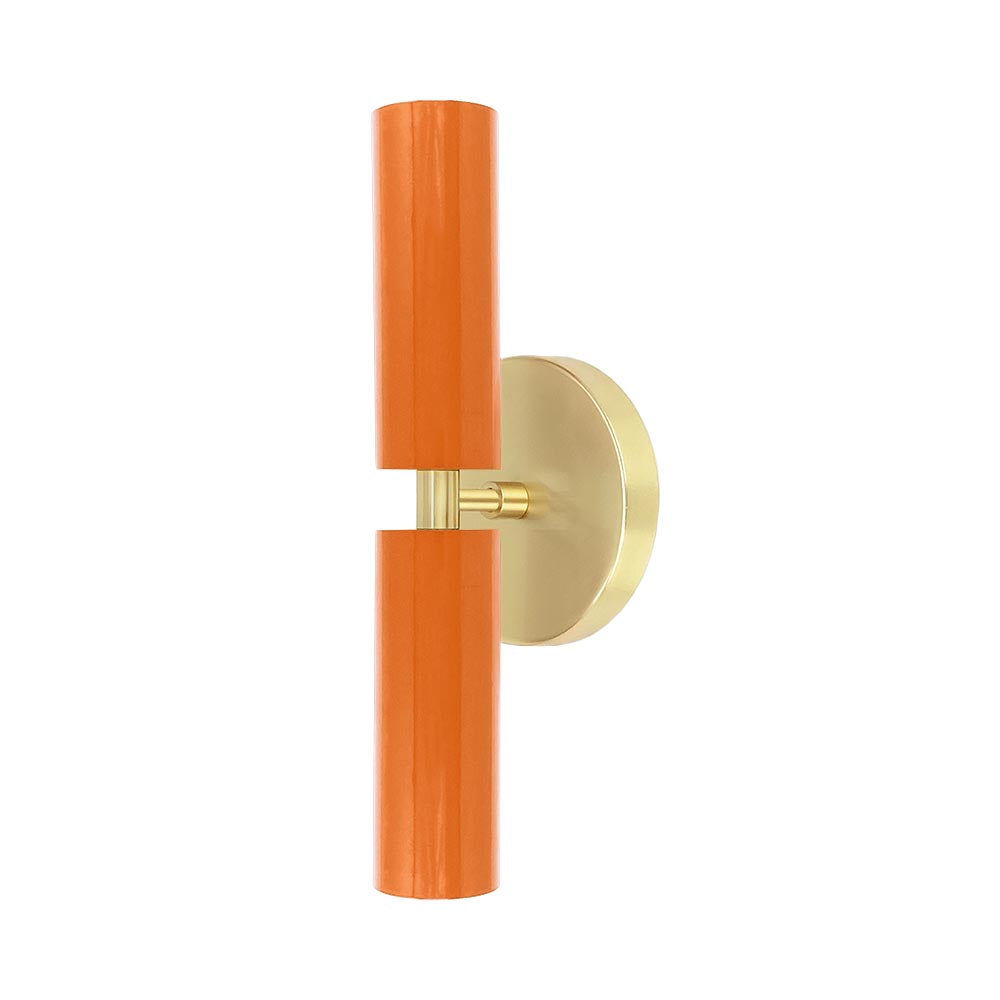 Brass and orange color Ruler sconce Dutton Brown lighting